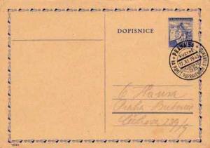 Czechoslovakia, Government Postal Card