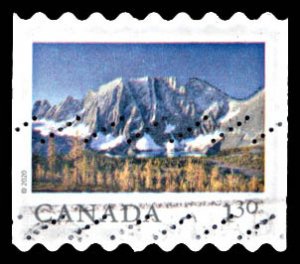 Canada 3217, used, Kootenay National Park, coil, 8.25 die cut