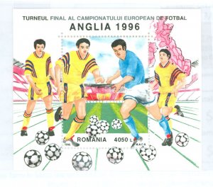 Romania #  Souvenir Sheet (Football)