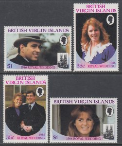 British Virgin Islands 537-540 MNH VF