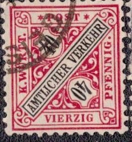 Wurttemberg - O132 Used