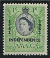 Jamaica SG 182  Mint  Light Hinge SC# 186    Independence OPT see details