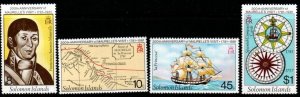 SOLOMON ISLANDS SG434/7 1981 BICENTENARY OF MAURELLES VISIT MNH