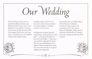 USPS 1st Day Ceremony Program #3998 #3999 Our Wedding 39c 63c Invite FDOI 2006 