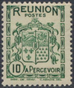 Reunion    SC# J17  MNH   Postage Due with hinge see details & scans