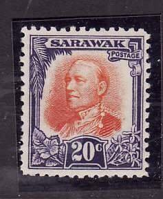 Sarawak-Sc#104- id7-unused NH 20c vio & or-og-Sir Charles Vyner Brooke-1932-