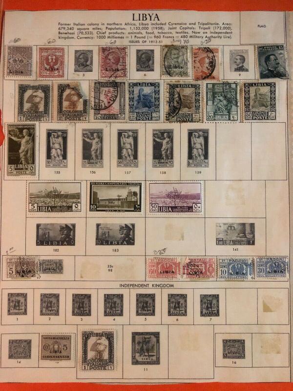 Great Libya Cover Stamp Souvenir Sheet Collection Lot MXE
