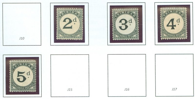 Trinidad #J11-14 Unused Single