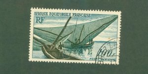 FRENCH EQUATORIAL AFRICA C40 USED BIN $1.60