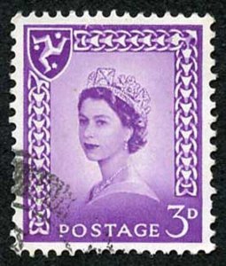 IOM SG2a 3d Deep Lilac on Chalky Paper Fine used cat from 6.50 pounds