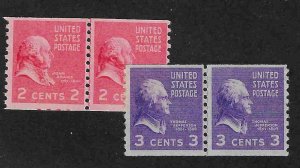 841,842 Mint,OG,NH... Line Pairs... SCV $3.75