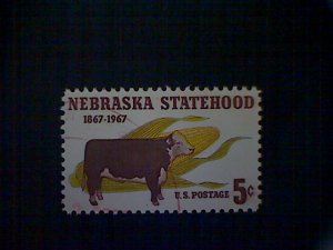 United States, Scott #1328, used(o), 1967, Nebraska Statehood,  5¢