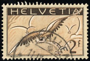 Switzerland Stamps # C15 Used XF Scott Value $85.00