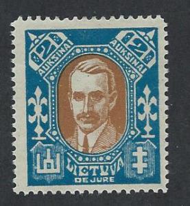 LITHUANIA SC# 117B F-VF OG 1922