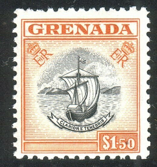 GRENADA 1953 $1.50 Ships / arms MNH........................................52334