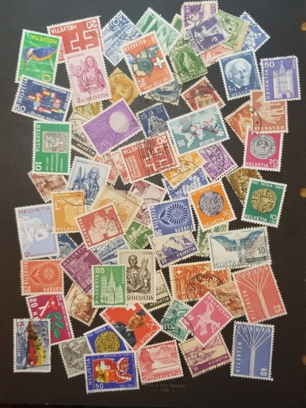 SWITZERLAND Used Stamp Lot T1052