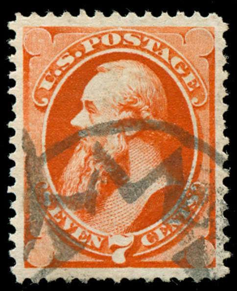 momen: US Stamps #160 Used Weiss ST-8P3 NYFM Cancel