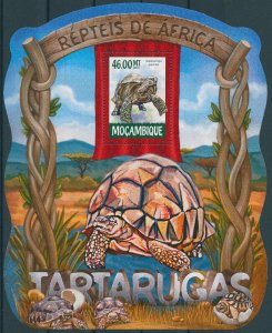 Mozambique 2015 MNH Reptiles Stamps Turtles Aldabra Giant Tortoise 1v S/S III