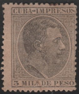 1888 Cuba Stamps Sc P4  Newspaper Stamps  NEW