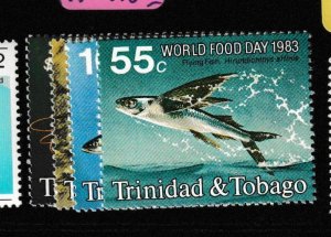Trinidad & Tobago Fish SC 389-91 MNH (5gee)