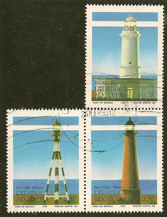 Argentina     Scott  1785b,c,d       Lighthouses      Used