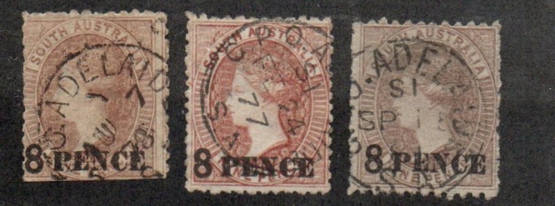 South Australia 71, 71a & 71b Used