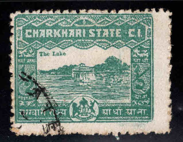 India - Charkhari Feudatory state  Scott 28 Used