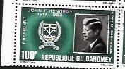 Dahomey #C30 John F Kennedy block of 4