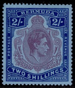 BERMUDA GVI SG116f, 2s reddish purple & blue/pale blue, LH MINT. Cat £20.