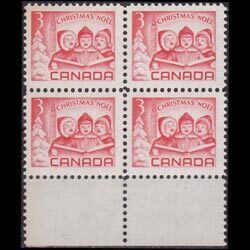 CANADA 1967 - Scott# 476 Christmas Block 3c NH