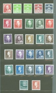 Denmark #883-909 Mint (NH) Single (Complete Set) (Queen)