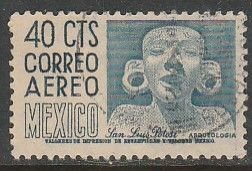 MEXICO C192, 40c 1950 Definitive FIRST PRINTING, wmk 279 Used. F-VF. (781)