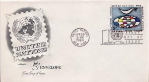 United Nations, First Day Cover, Postal Stationery