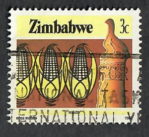 Zimbabwe #494 used single