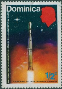 Dominica 1973 SG373 ½c Weather Satellite launch MLH
