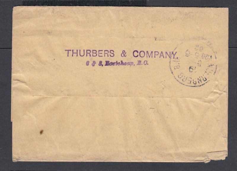 US 1902-04 THREE 1/2d  EDWARD VII WRAPPERS LONDON AREA TO GERMANY