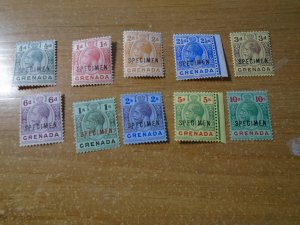 Grenada  #  79-88   MH  Specimens