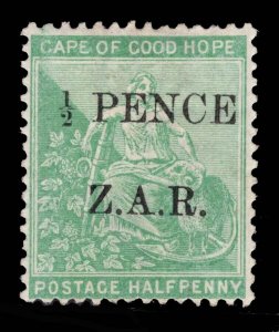 MOMEN: VRYBURG BOER OCCUP. SG # 1 1899 MINT OG H £250 LOT #69064*