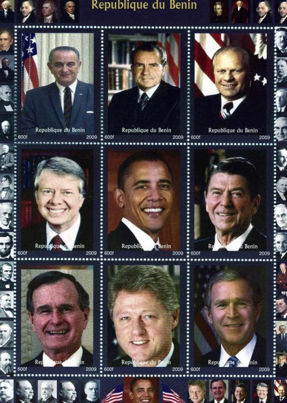 US PRESIDENTS Sheet Perforated Mint (NH)