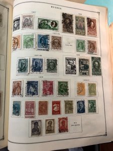 INTERNATIONAL COLLECTION IN SCOTT ALBUM – PORTUGAL TO RUSSIA – 423335