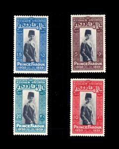 VINTAGE: EGYPT 1920-50'S ASST OGNH, LH ,USD LSCOTT # ASST $175 LOT #1900MUF