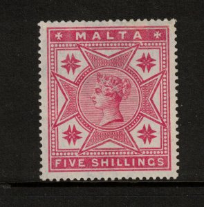 Malta #14 Very Fine Mint Lightly Hinged