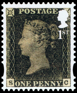 GB 2016 1st Penny Black - SG3807 (Ex. Mini Sheet SG3807a)