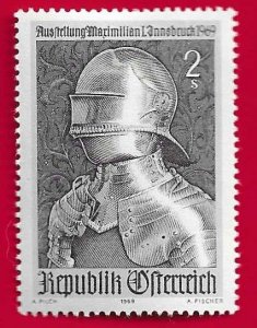 AUSTRIA SCOTT#841 1969 2s ARMOR - MH