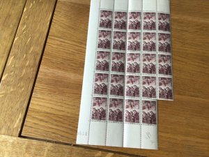 France 1940’s mint never hinged stamps part sheet  A6630