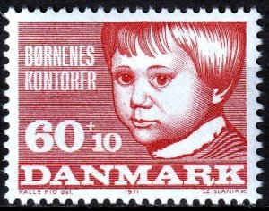 DENMARK 1971 Child Relief Program. Single, MNH