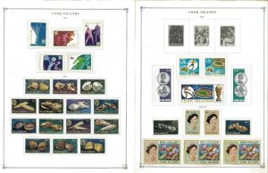 Cook Islands 1892-2010 MNH, LH & U in Mounts & Hinged on Scott International Pgs