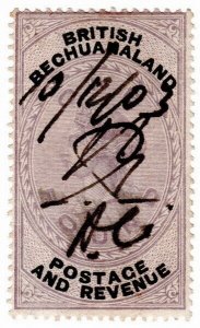 (I.B) British Bechuanaland Revenue : Duty Stamp £1