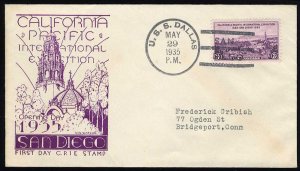 United States First Day Covers #773-30, 1935 3c California-Pacific Exposition...