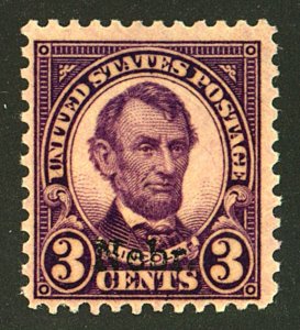 U.S. #672 MINT OG LH
